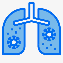 蓝色肺部肺部医疗保健29蓝色高清图片
