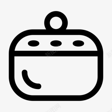 厨师酱汁锅厨师烹饪图标