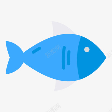 杀鱼素材鱼农业76扁平图标