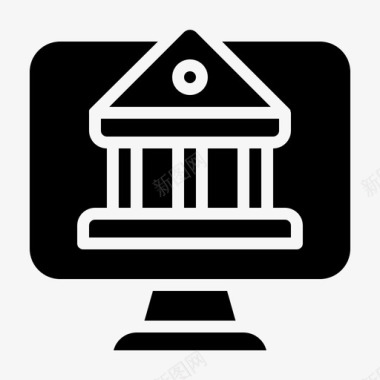 电子银行网上银行商业电子银行图标