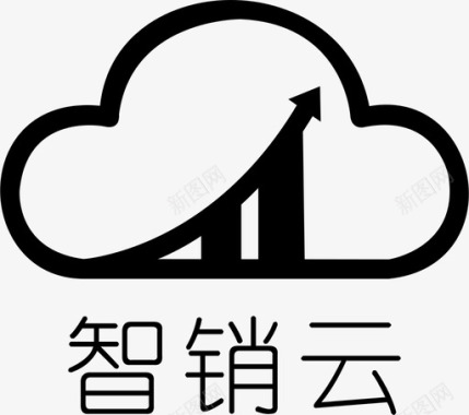 蓝T恤LOGO智销云蓝图标