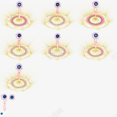 魔法技能特效游戏光效手游特效技能光魔法技能技能光效光效图标