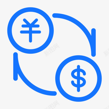 商务货币转换图标