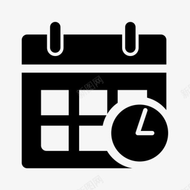 课表课表安排灰图标