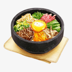 石锅拌饭食物图S食物素材