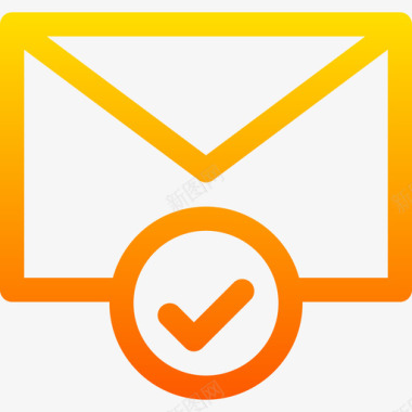 电子邮件客户端电子邮件发送187线形颜色图标