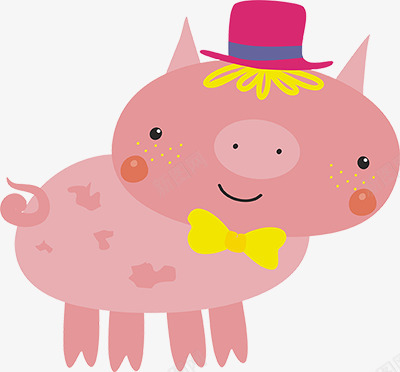 动物小猪可爱动物免扣图专辑Vol009可爱动物图标