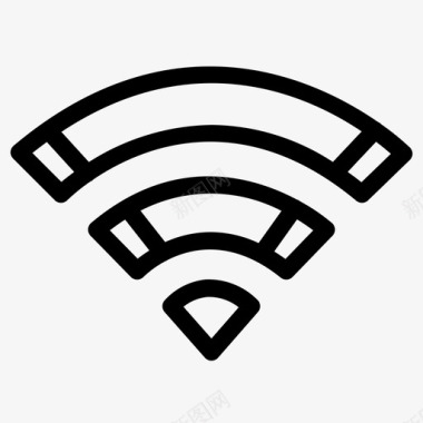 连接互联网wifi已连接热点图标