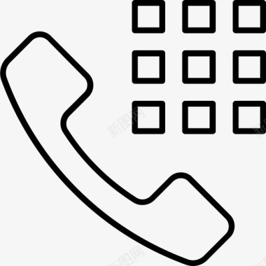 电话咨询框电话号码商务咨询图标