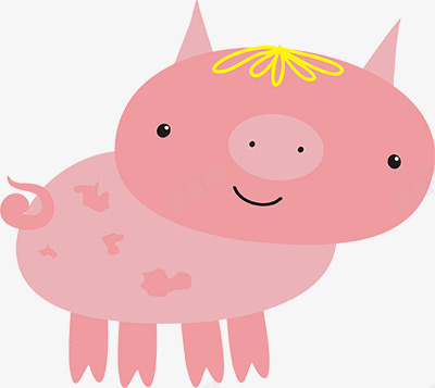 欧美动物小猪可爱动物免扣图专辑Vol009可爱动物图标