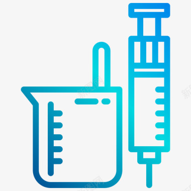 音量图标icon医学122病毒线性梯度图标