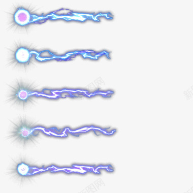 雷电光效技能特效游戏光效手游特效技能光魔法技能技能光效光效图标