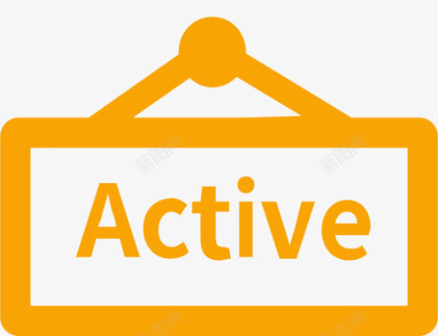 闪电标志图标active图标