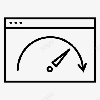 速度里程表网站速度互联网速度搜索引擎优化图标