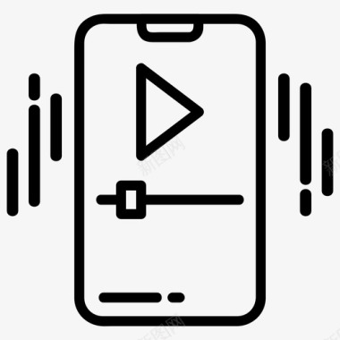 铃声mp3移动应用程序媒体mp3图标