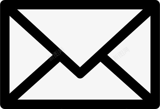 收件箱电子邮件信封收件箱图标
