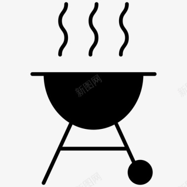 烧烤户外厨房用具图标