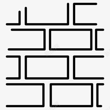 砖墙墙砖墙砖图标