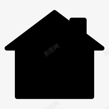 小房子免抠家庭家庭应用程序房子图标
