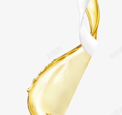 金黄色油滴泼水泼油金黄色油液体流体免扣wwwdengoo图标