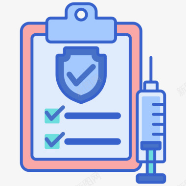 b2疫苗疫苗和疫苗接种2线性颜色图标