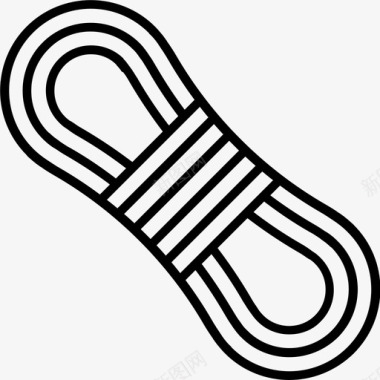 绳索攀爬绳结图标