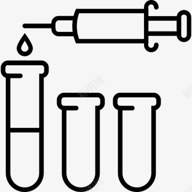 验血验血疾病实验图标