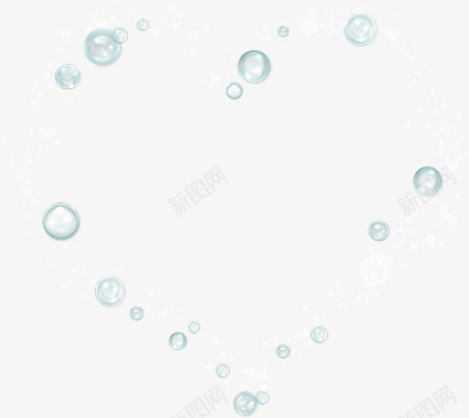 透明肥皂泡泡透明图夏季免扣画板精细图标
