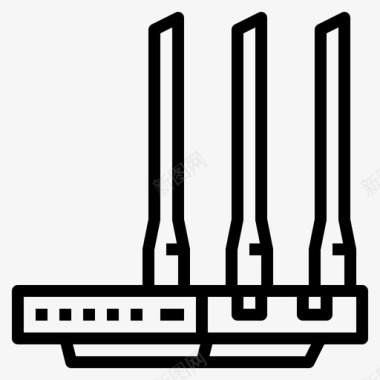 小工路由器热点互联网图标