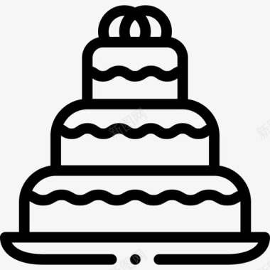 如意纹结婚蛋糕蛋糕店160直纹图标