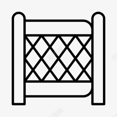 矢量大门大门建筑门图标