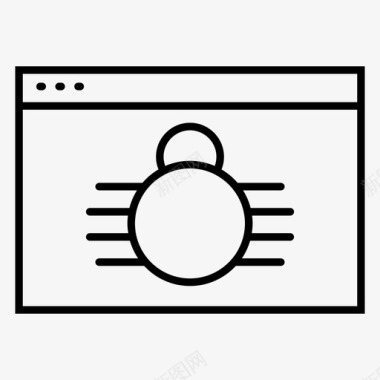 网络空间网络爬虫浏览器网络空间图标