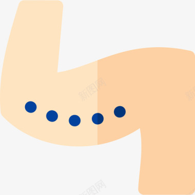 整形暑期手臂整形手术47扁平图标