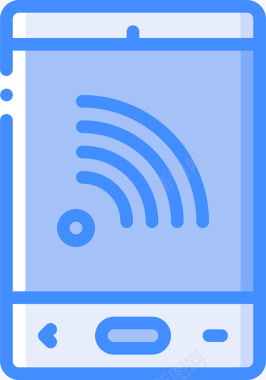 互联网连接电话12蓝色图标