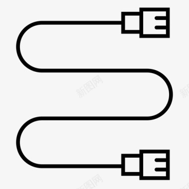 hdmi连接线以太网电缆附件延长电缆图标