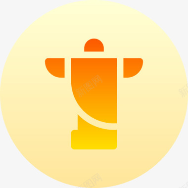 基督救世主雕像救世主基督旅行331圆形图标