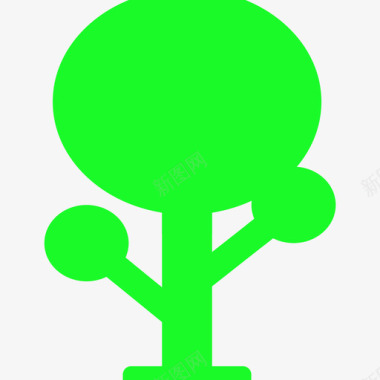 矢量树树图标