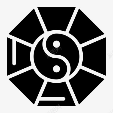 太极图中国象征图标