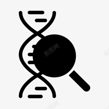 DNA基因结构基因研究遗传研究生物学图标