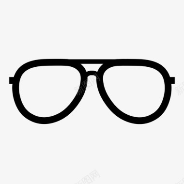 湖面微光眼镜镜框微光图标