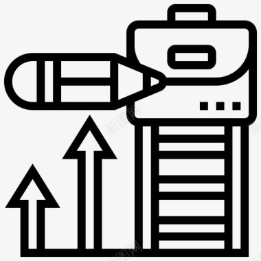 企业文化规划职业规划发展目标图标