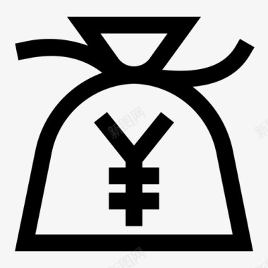 金融财经日元金融黄金图标