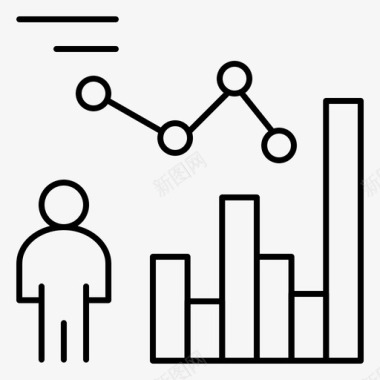 公司人员信息图表数据效率图标