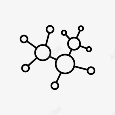 活性分子分子物质化学配方图标