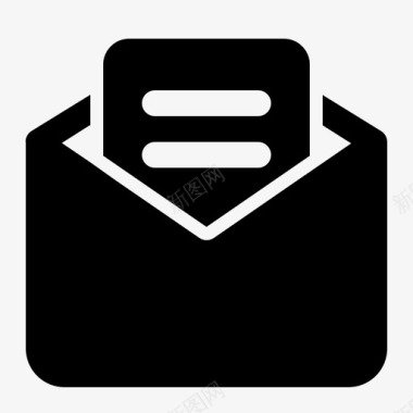 收件箱收件箱商务邮件图标