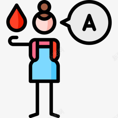 A型血献血86线色图标