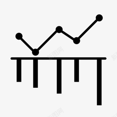 圆环信息图表折线图条形图业务图图标