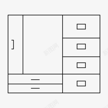 优质橱柜衣柜橱柜家具图标