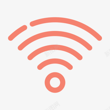 WIFI信号格信号连接热点图标