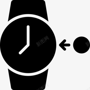 手表用电池电通电图标